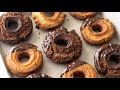 チョコレート・オールドファッションの作り方 Crispy Chocolate Donut｜HidaMari Cooking