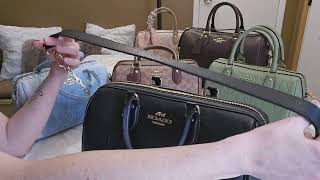 ☆My Coach Rowan Satchel Collection!!!! ☆ ♡ 🩵💙🖤💚💛🤎