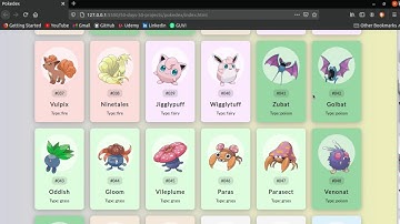 Project 32 of #50days50project - Pokedex(using api)