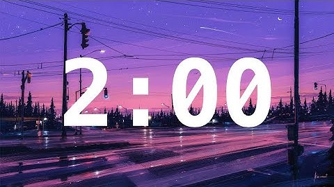 2 Min Timer With Lofi Beats 🌸 | LOFI BEATS TIMER