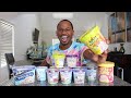 Trying weird flavored ice creams  sour patch kids  taste test  alonzo lerone