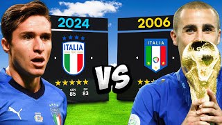⚽ ITALIA 2024 contro ITALIA 2006, Chi è più forte?