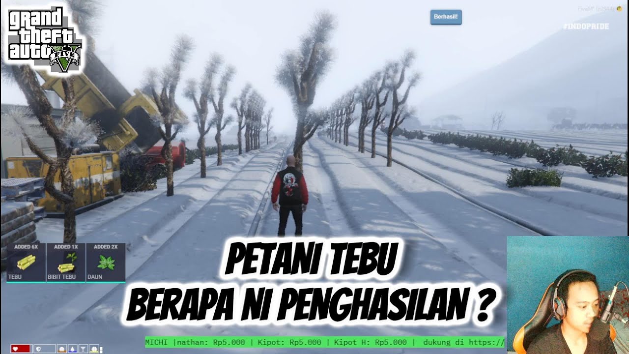 PETANI DI KOTA INDOPRIDE BERAPA PENGHASILAN NYA ? 