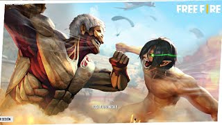 NUEVA CANCION DE FREE FIRE ATACK ON TITANS /ATAQUE DE TITANES FREE FIRE / canciones de free fire
