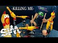 びっくりチキンで作ったドラムセットでSiM/KiLLiNG MEを叩いてみた