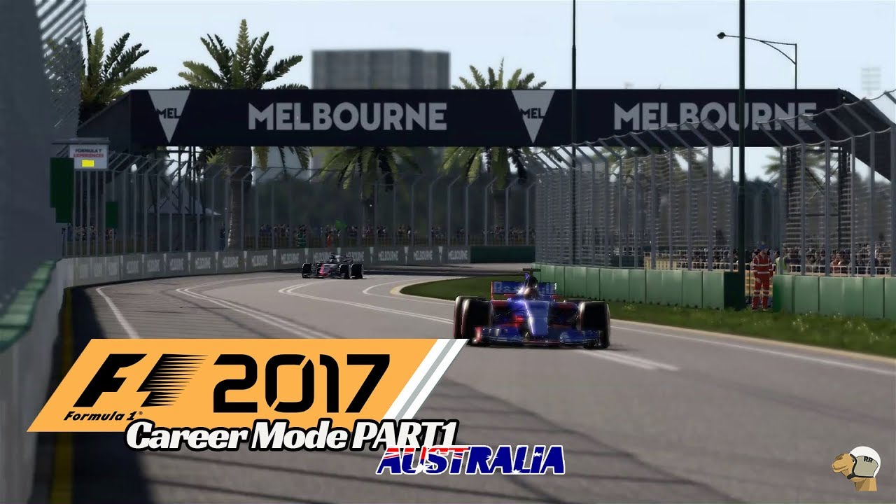 2017 Australia Grand Prix Race -  F1 2017 Career Part 1 - The Kvyat nightmare