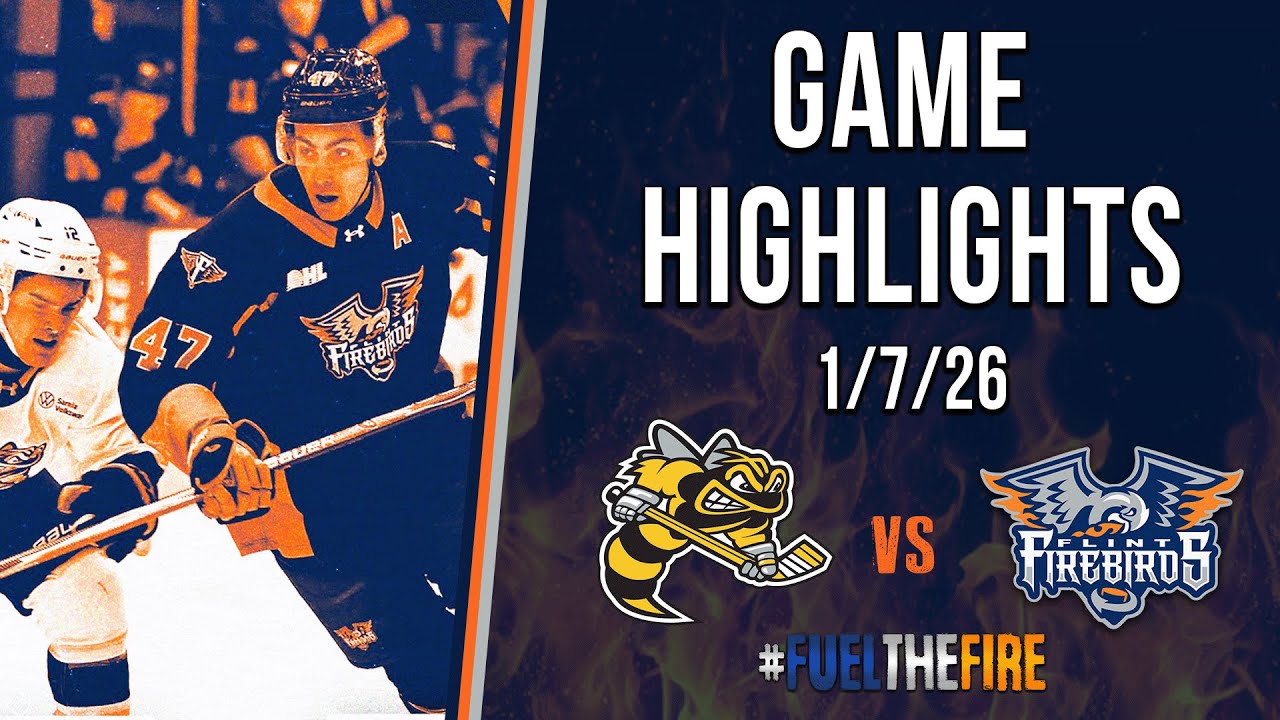 Основные моменты матча Flint Firebirds против Sarnia Sting - 07.01.2026