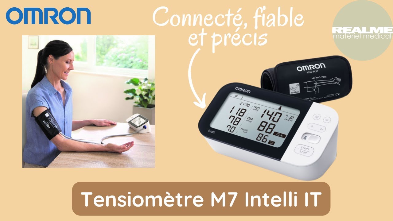 Présentation du tensiomètre OMRON M7 Intelli IT👨🏻‍⚕⚕️ | realme.fr