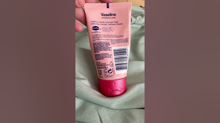 Vaseline healthy hands and nails review