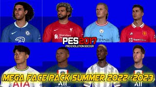 PES 2017 Mega Facepack 2022/2023 Summer & No Real Eyes