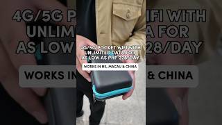 Pocket WiFi w/ unli data for as low as Php 228/day that works in HK, Macau & China #hongkong #macau