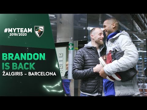 Brandon Davies makes his return to Zalgirio Arena with Barcelona