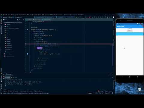 39. Aligning widgets in the bottom of screen | Flutter in Hindi
