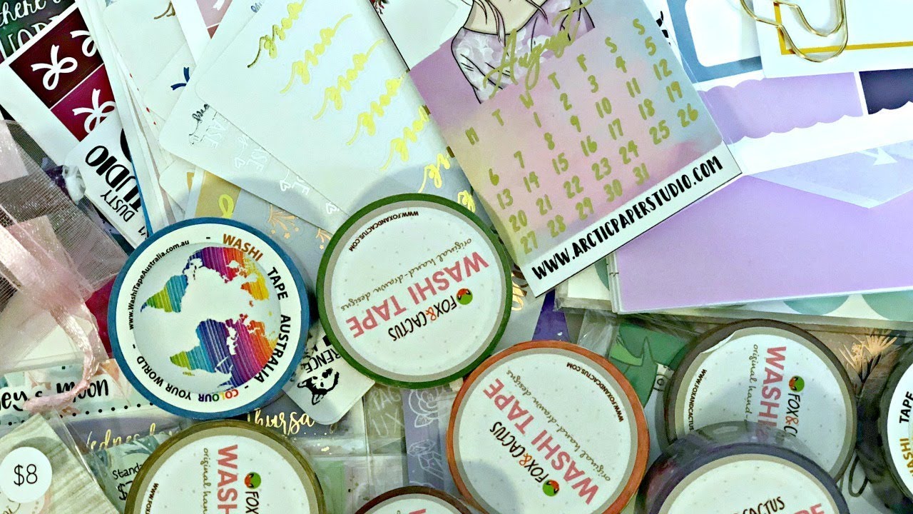Brisbane Planner Market Haul 2018 Blackbird Print Co YouTube brisbane-planner-market-haul-2018-blackbird-print-co-youtube
