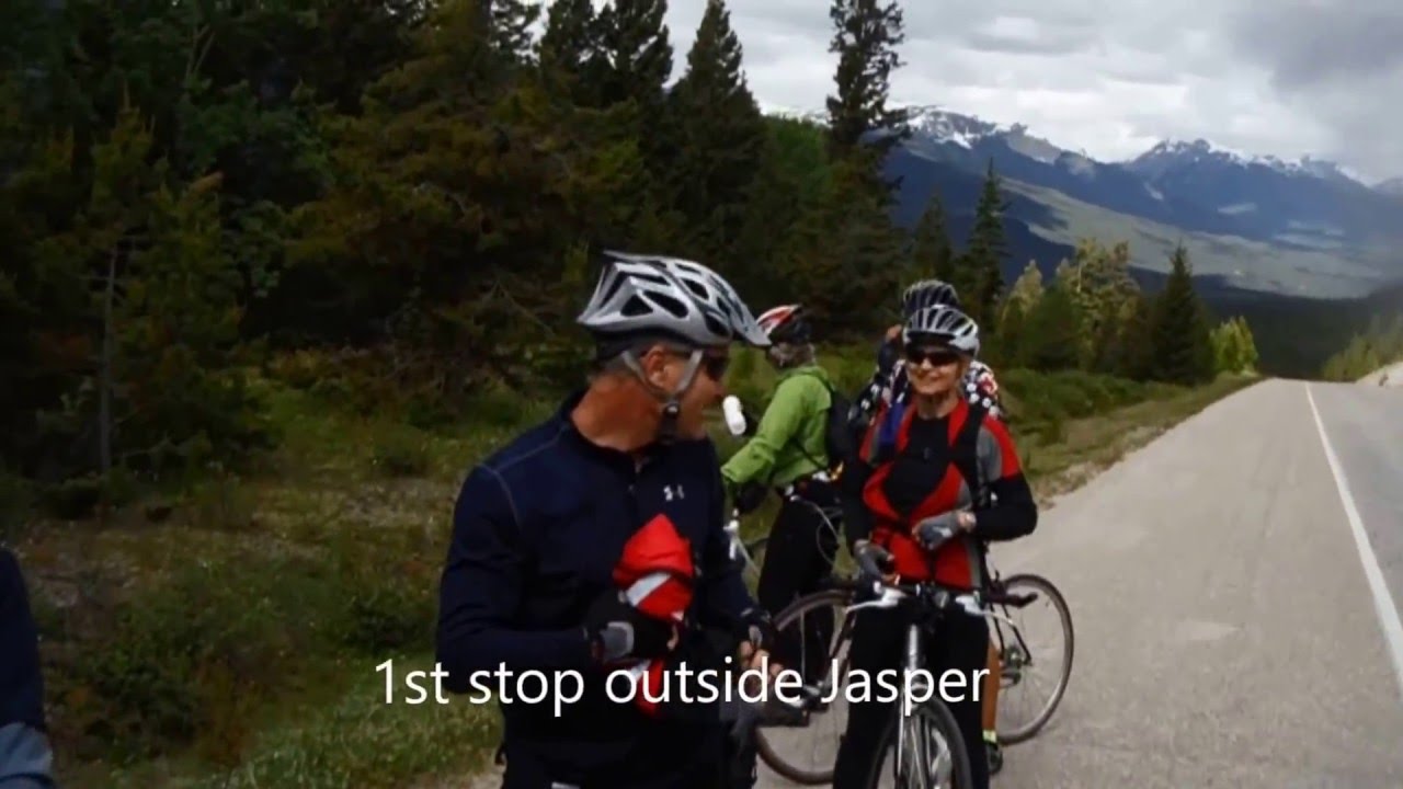 Jasper to Banff bike ride