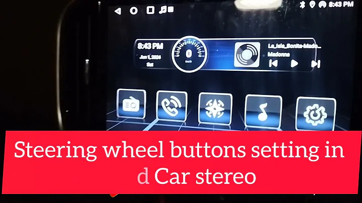 Android player Steering wheel Control setting. Connect Steering wheel buttons in Android Car stereo.