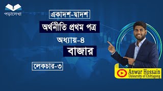 HSC Economics 1st paper|chapter-4|বাজার|part-3|পূর্ণপ্রতিযোগিতামূলক বাজারে ক্ষতিস্বীকার করে ভারসাম্য