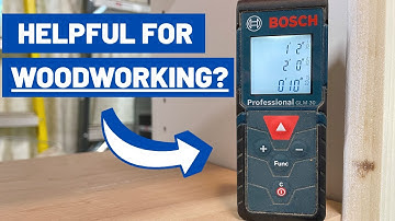 Helpful Tool Review // How a laser measure helps me with my woodworking