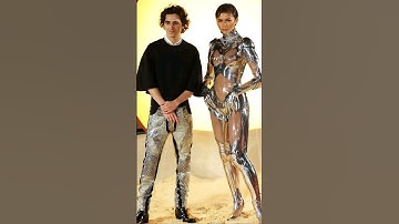 Zendaya & Timothée arrives at the London premiere of "Dune: Part Two."