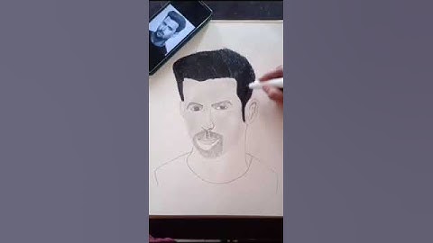 Drawing Hrithik Roshan! A Step-by-Step Pencil Portrait Tutorial #shorts #youtubeshorts.
