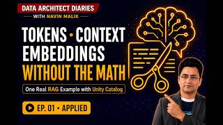 LLM Intro | Tokens | Context Window | Embeddings | Temperature Explained with One Real RAG Example Guide