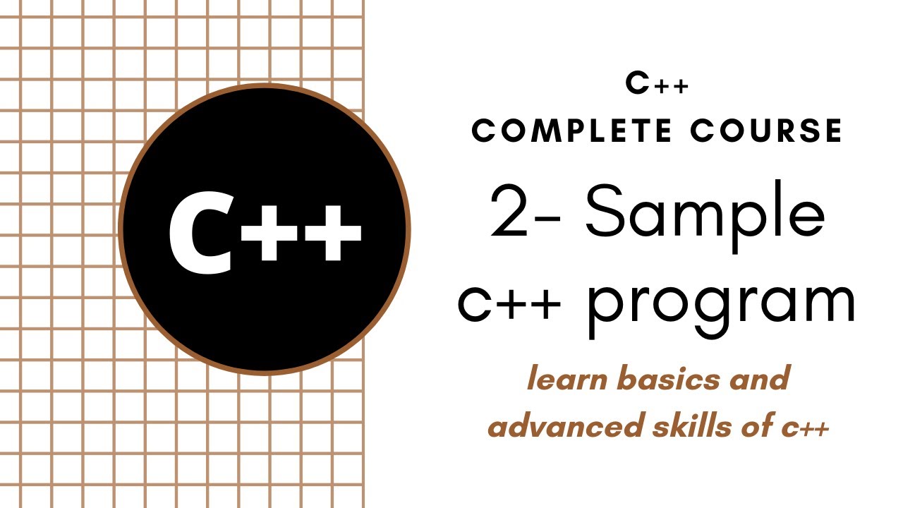 Understanding a simple program C++ tutorial-2 in hindi - YouTube