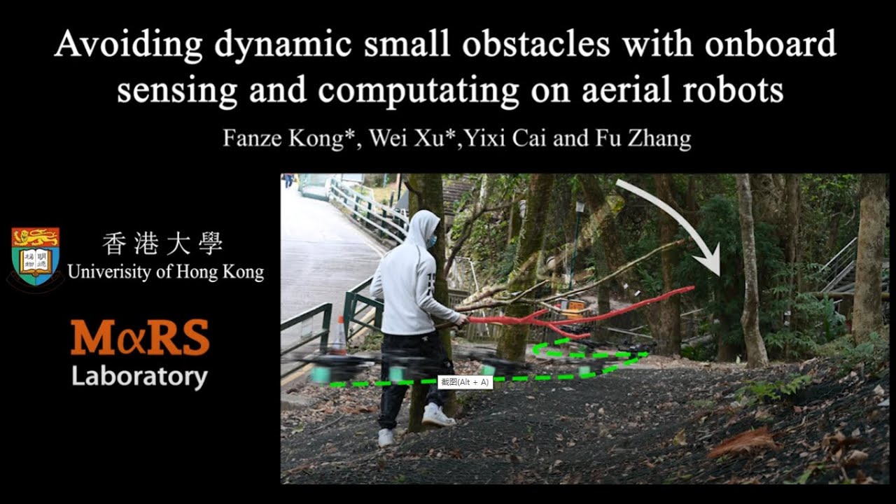 Avoiding dynamic small obstacles with onboard sensing and computation ...