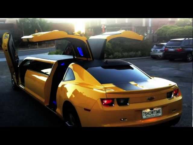 Aussies Turn Bumblebee Camaro Into Gullwing Door Limo W Videos
