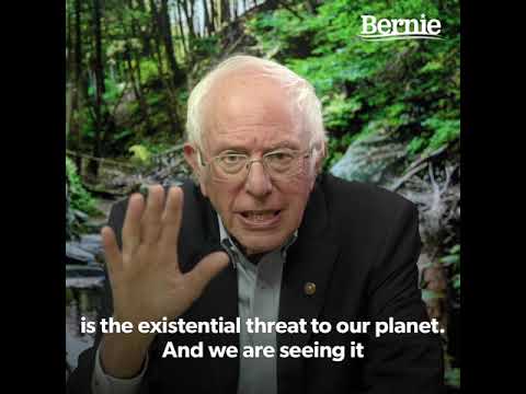 Video: Bernie Sanders Frigiver Green New Deal Plan