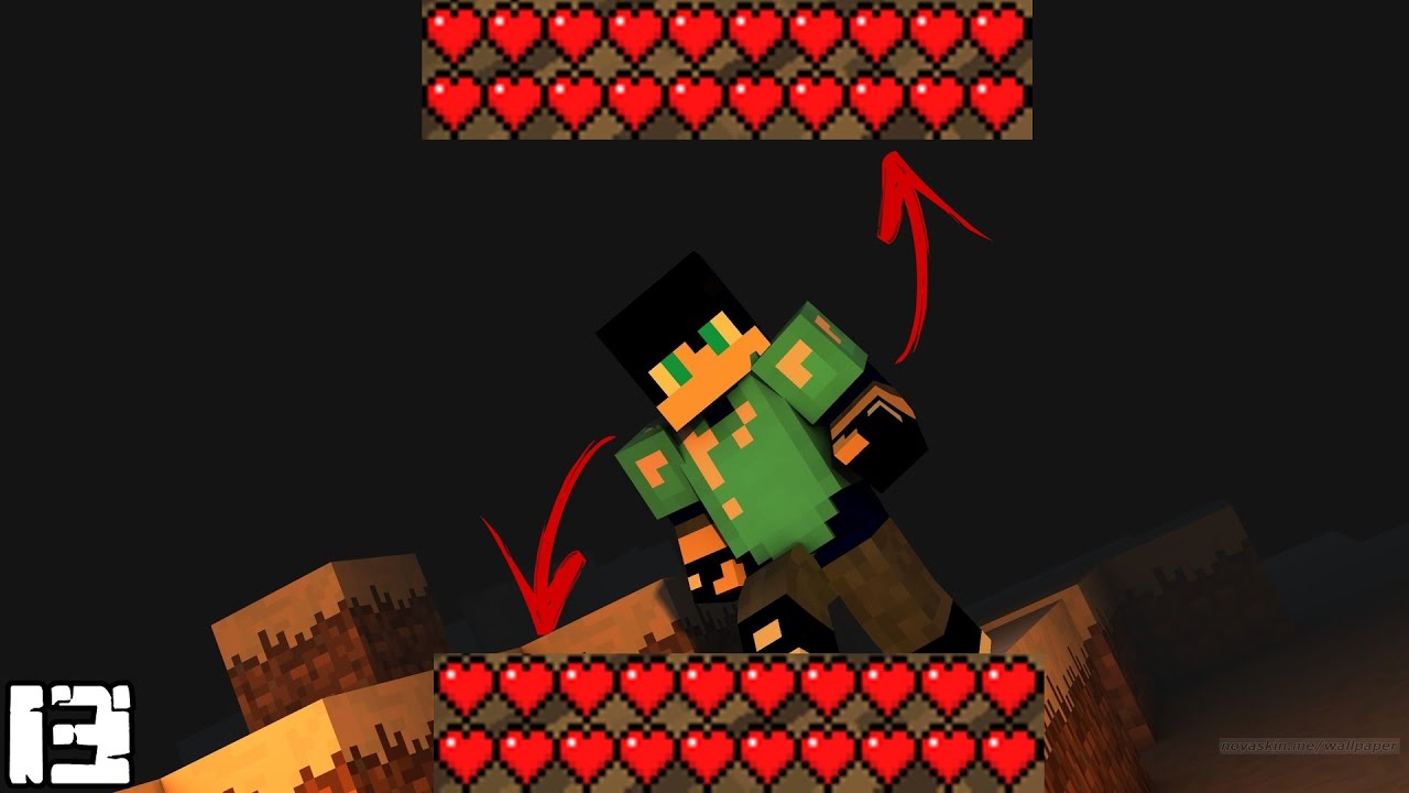 Minecraft: Como Ter 40 Corações !! - RankUP MS 13 ‹ Alone ›