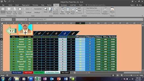 MS.Excel Lesson 26  Pashto  (Count functions )  by RAHIM HAIDERY