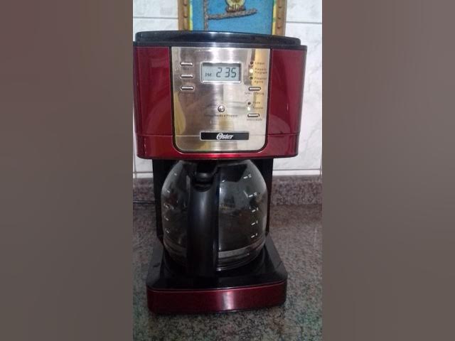 220V Oster Red Programmable Electric Coffee maker Bvstdc4401Rd-057