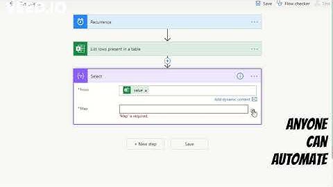Power Automate - Use Select to convert an Object array into a String array