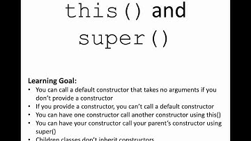 Calling another constructor from a constructor in Java