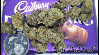 "Rate that bud" #CADBURY'S #weed #strains bud review UK 420  #ukweed #youtube