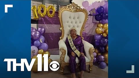 Arkansas woman celebrates 100th birthday alongside friends and family