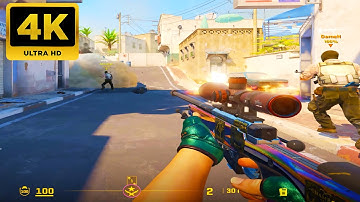 Counter Strike 2 -  Dust 2  - Full Gameplay