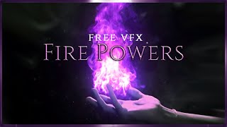 Purple Fire Powers Pack ◈ FREE VFX ◈ Fireball \u0026 Fire Attacks ◈ Magic Power Effects [Blackscreen]