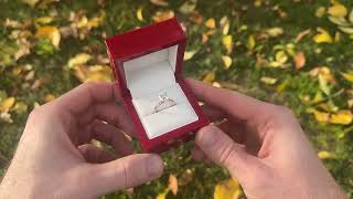 James Allen 2 CARAT Princess Cut Lab Diamond Engagement Ring