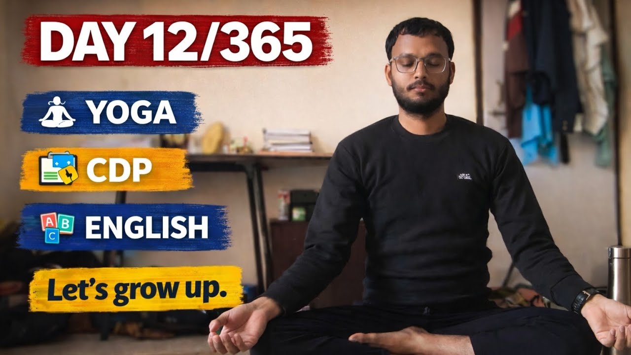 Day 12/365 | | Health | CTET Preparation | English Improvement | Self improvement | 3 Jan 2026 