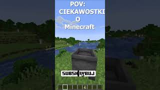 POV: CIEKAWOSTKI O MINECRAFT #mc #minecraftpl #ciekawostki #gaming #gry #gracz #blockgame#pixelworld