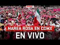 Marea Rosa en el Zócalo de la CDMX I EN VIVO
