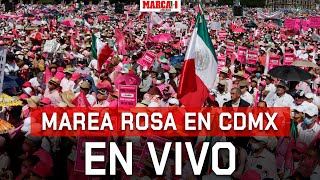 Marea Rosa en el Zócalo de la CDMX I EN VIVO