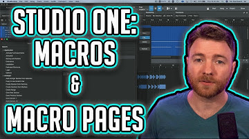 Studio One: Macros and Macro Pages