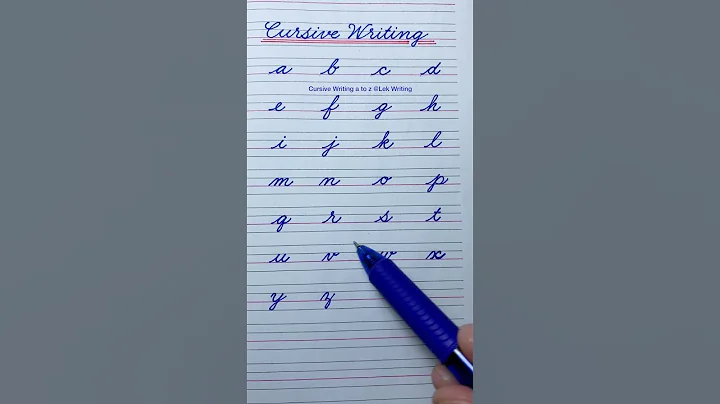 Cursive writing a to z | Cursive abcd | Cursive handwriting practice | Cursive small letters abcd