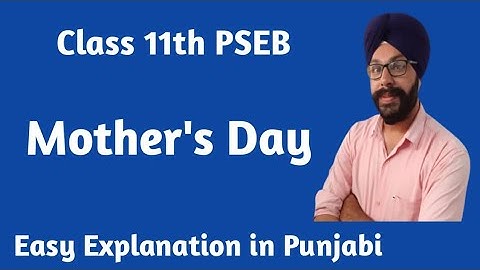 class 11 english poem mothers day poem class 11th by shiv k kumar pseb general english panorama of