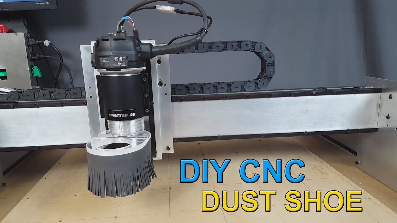 DIY-Oko CNC Router: Making a Dust Shoe - YouTube