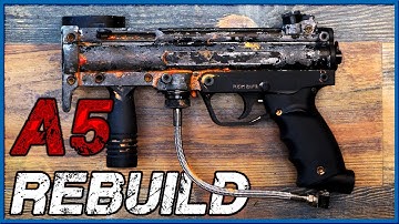 Junked Paintball Marker Rebuild [Original Tippmann A5] (Timestamps)