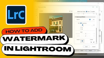 How to Add a Custom Watermark in Lightroom (Text or Graphic Watermarks)