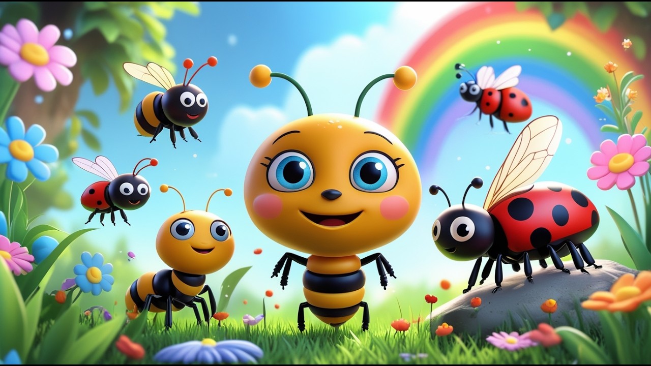 Petualangan Taman Ceria: Belajar Nama Serangga